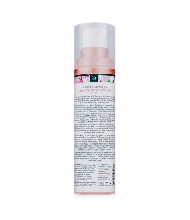 Exotiq Exotiq Massageolie Rich Sandalwood - 100 ml