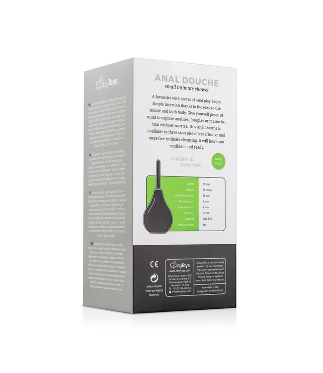 Easytoys Anal Collection Easytoys Zwarte Anaal Douche - Klein