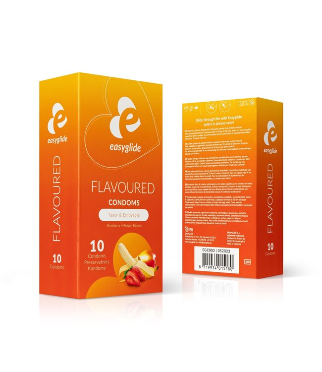 EasyGlide EasyGlide - Condooms Met Smaakjes - 10 stuks