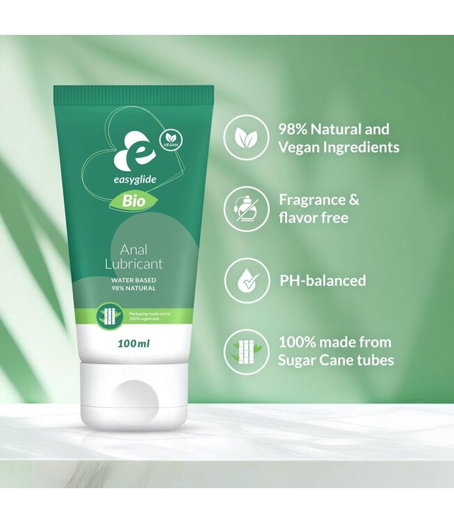 EasyGlide EasyGlide - Bio & Natural Glijmiddel op Waterbasis Anaal - 100 ml