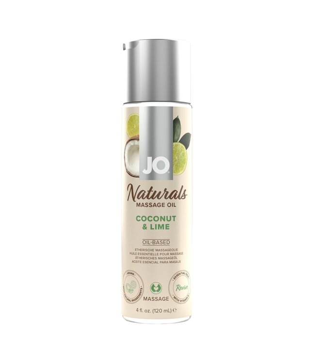 System JO System JO - Naturals Massage Oil Coconut En Lime - 120 ml