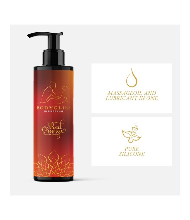 BodyGliss BodyGliss - Massage Olie En Glijmiddel in 1 Rode Sinaasappel - 150 ml
