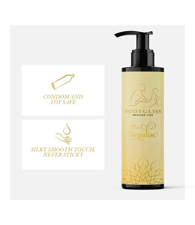 BodyGliss BodyGliss - Massage Olie En Glijmiddel in 1 Pina Colada - 150 ml