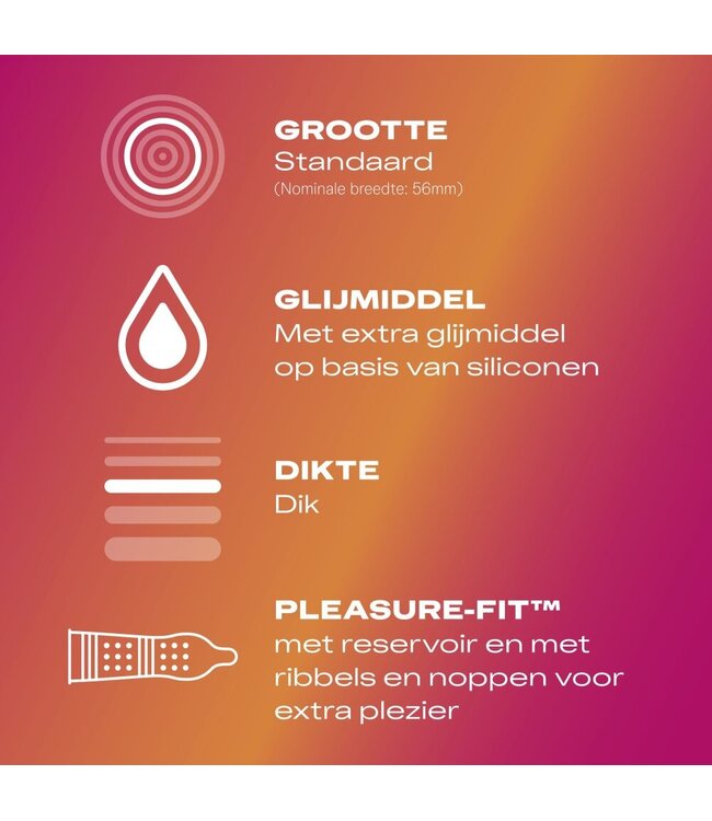 Durex Durex Pleasure Me Condooms - 10 stuks