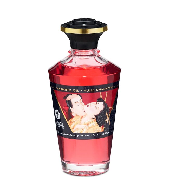 Shunga Shunga - Aphrodisiac Verwarmende Olie Aardbeienwijn 100 ml