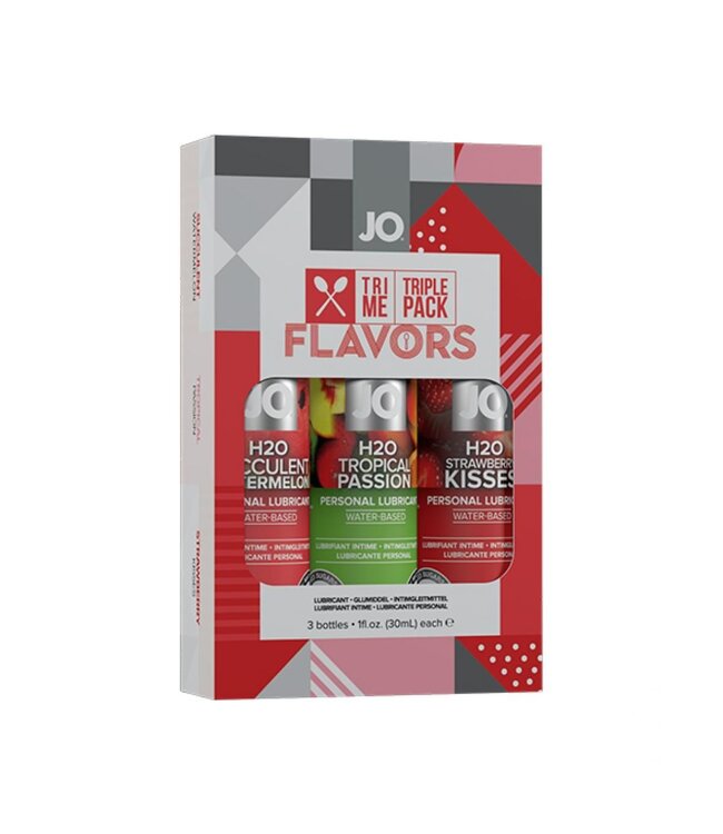 System JO JO - Flavoured Glijmiddel Set - 3 x 30 ml