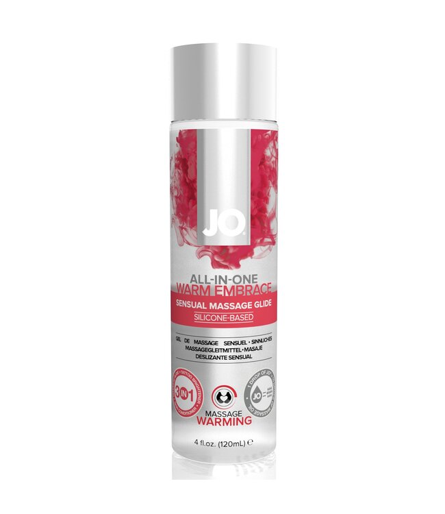 System JO System JO - Verwarmende All-in-One Massage Glijmiddel Op Siliconenbasis - 1