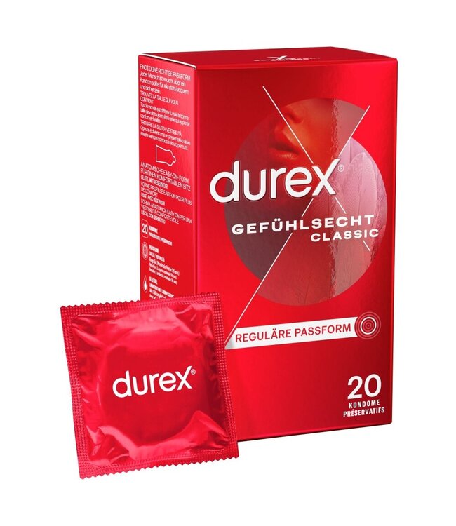 Durex Durex Gevoels Echt Classic Condooms - 20 stuks.
