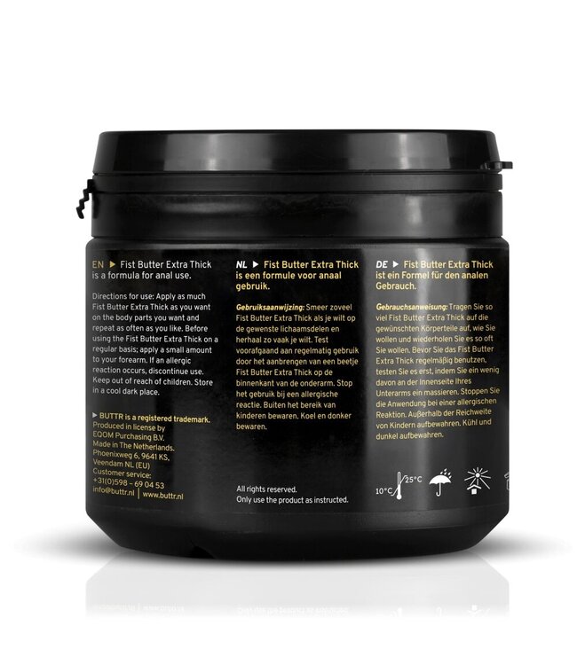 BUTTR BUTTR - Fisting Balsem Extra Dik - 500 ml
