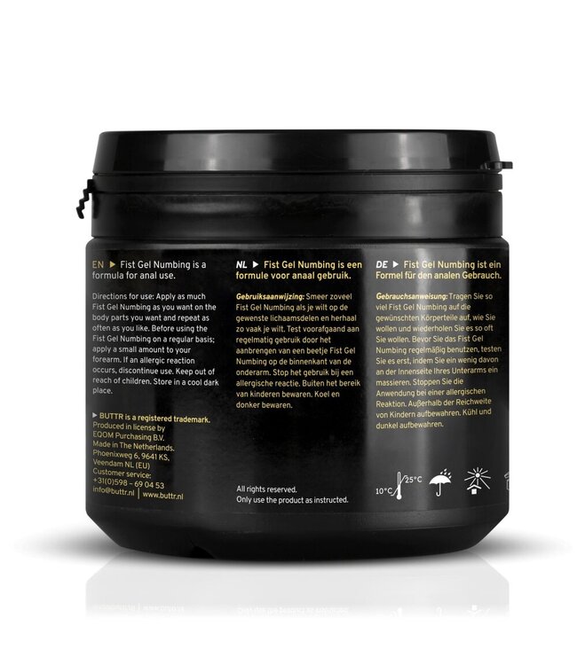 BUTTR BUTTR - Fisting Gel Verdovend - 500 ml