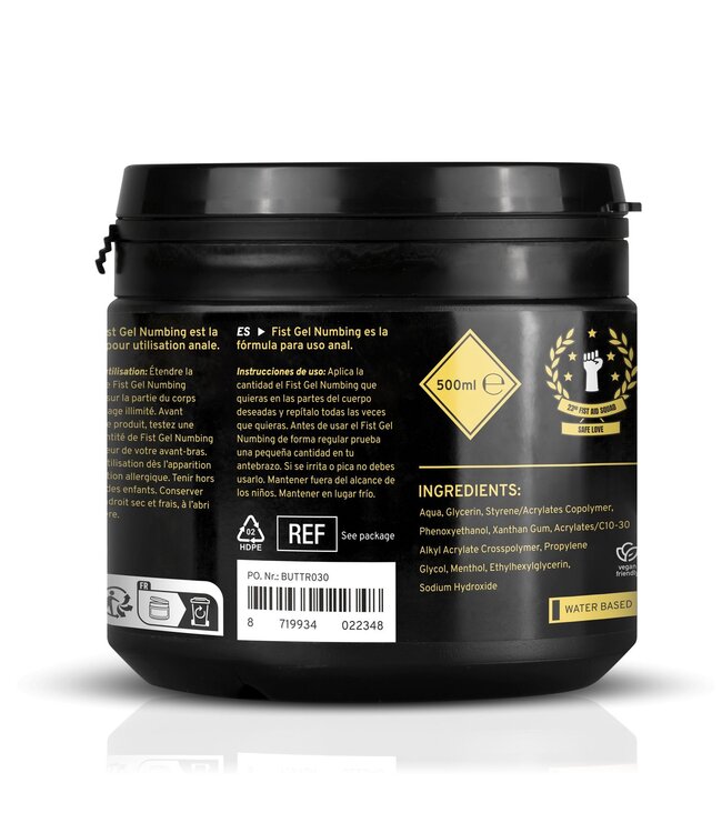 BUTTR BUTTR - Fisting Gel Verdovend - 500 ml