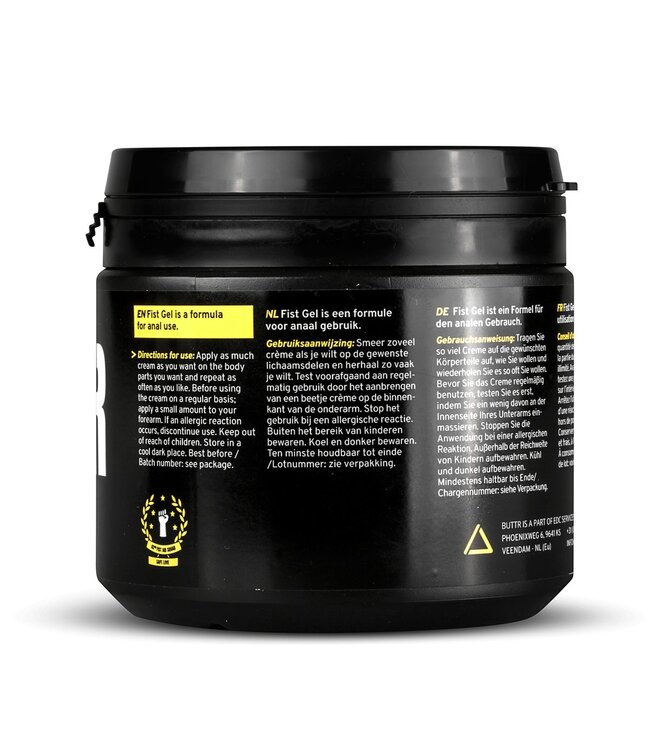 BUTTR BUTTR - Fisting Gel Op Waterbasis - 500 ml