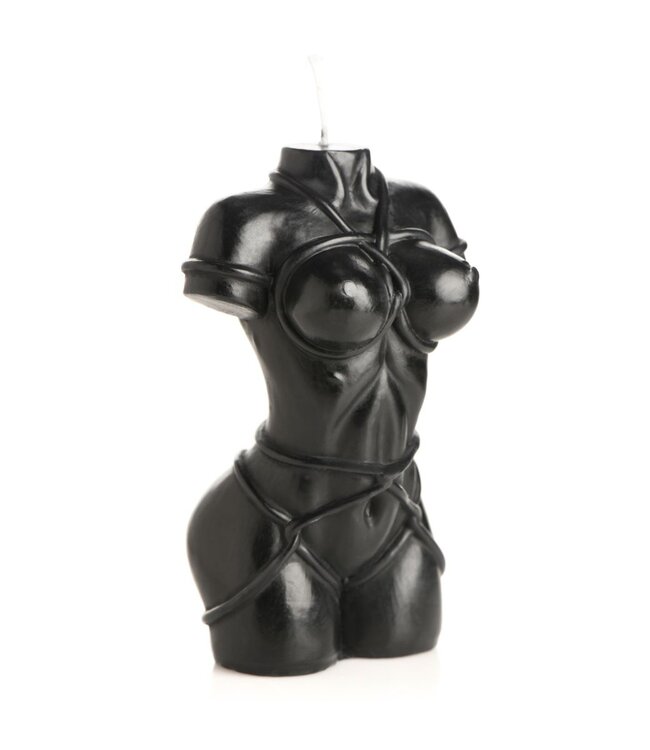 XR Brands Druppel Kaars - Zwart