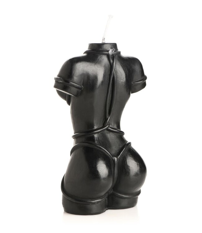 XR Brands Druppel Kaars - Zwart