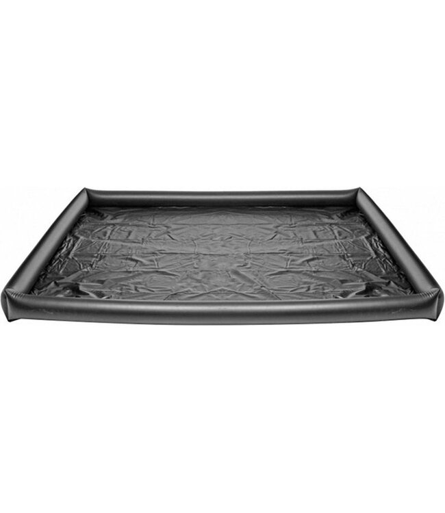 XR Brands Opblaasbaar Vinyl Laken - Zwart