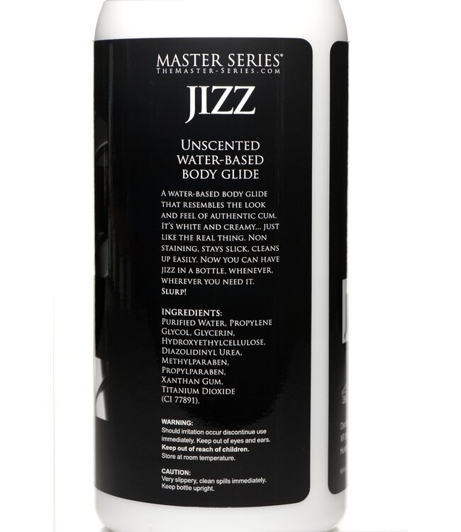 XR Brands Master Series - Jizz Wit Glijmiddel - 1L