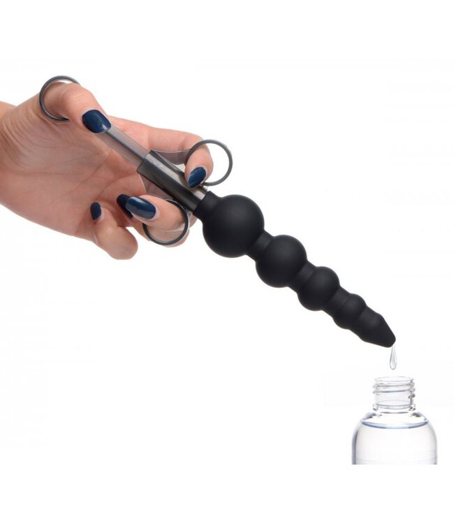 XR Brands Glijmiddel Launcher met Oplopende Anal Beads