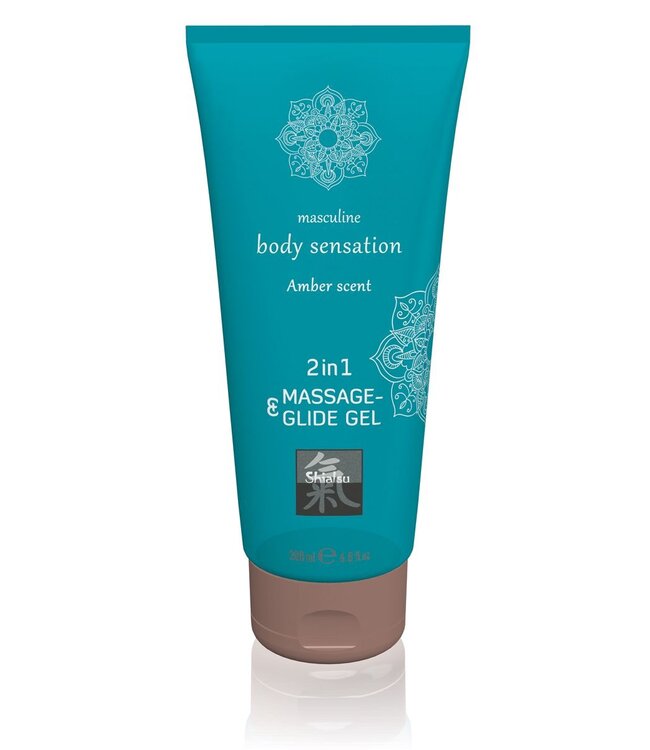 Shiatsu Massage- & Glide Gel 2 in 1 - Amber