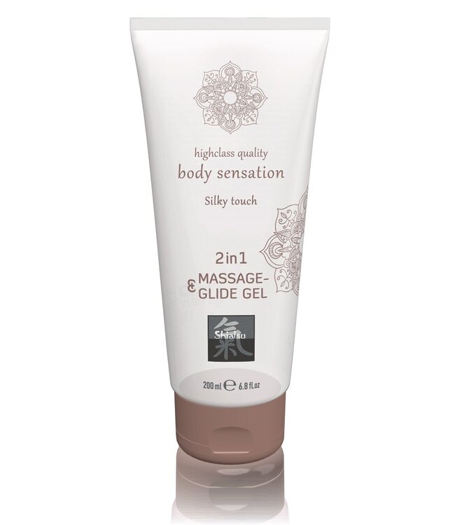Shiatsu Massage- & Glide Gel 2 in 1 - Silky touch