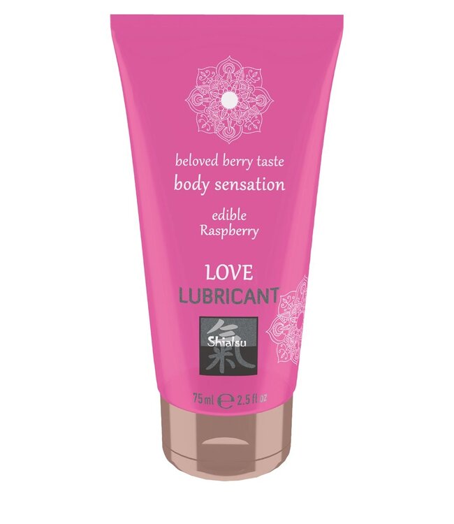 Shiatsu Love Eetbaar Glijmiddel - Framboos