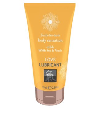 Shiatsu Love Eetbaar Glijmiddel - Witte Thee & Perzik