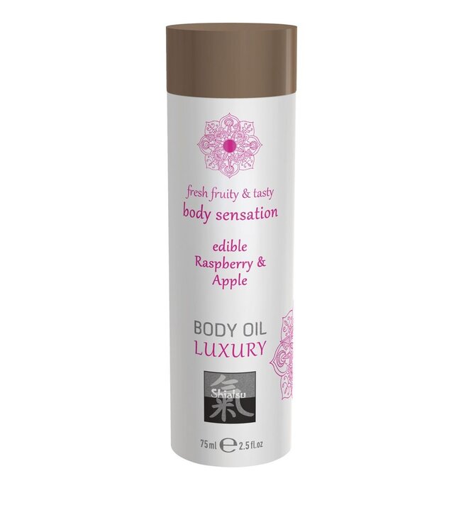 Shiatsu Luxe Eetbare Body Oil - Framboos & Appel