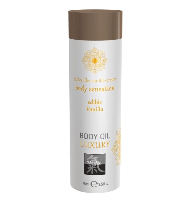 Shiatsu Luxe Eetbare Body Oil - Vanille