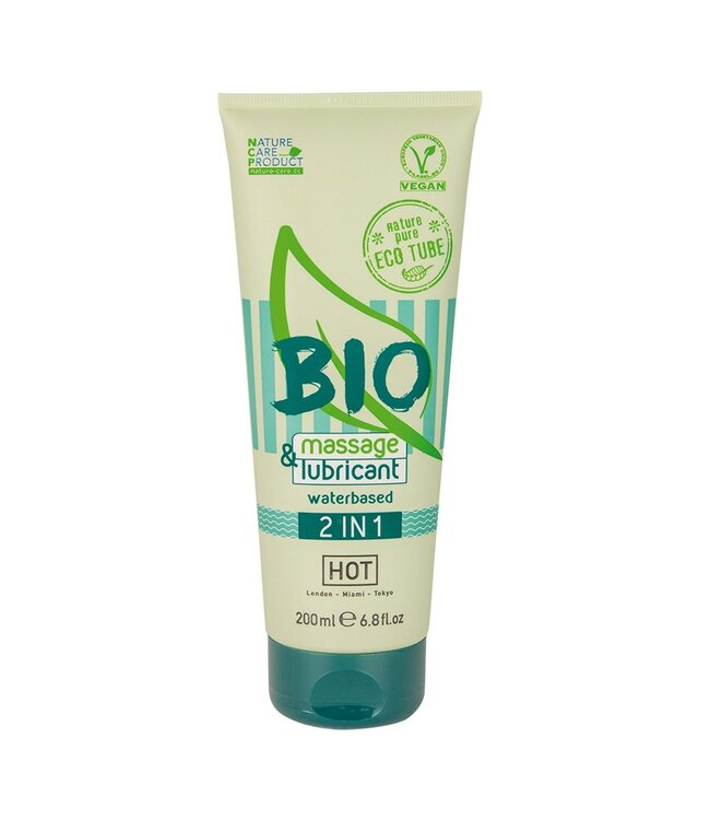 HOT Bio HOT BIO 2 in 1 Waterbasis Glijmiddel En Massagegel