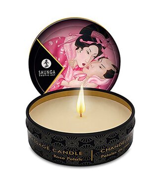 Shunga MASSAGE CANDLE ROSE PETALS 30ML