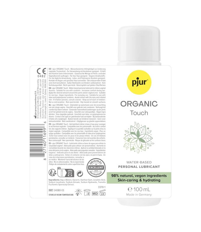 Pjur Pjur - ORGANIC Touch Glijmiddel - 100ml