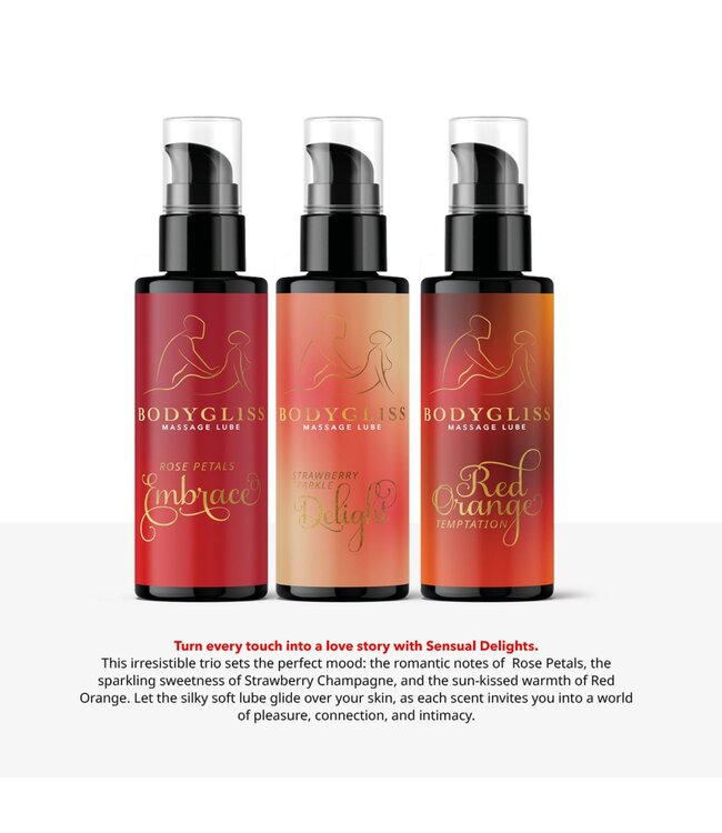 BodyGliss BodyGliss - Travel Edition 3-pack - Sensual Delight