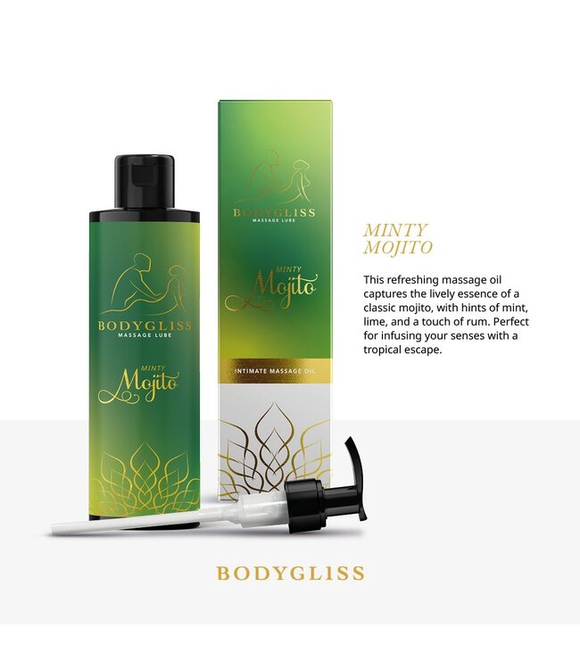 BodyGliss BodyGliss - Massage Olie en Glijmiddel in 1 Minty Mojito - 150 ml