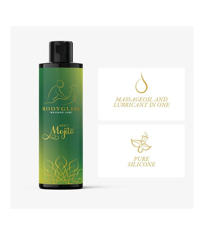 BodyGliss BodyGliss - Massage Olie en Glijmiddel in 1 Minty Mojito - 150 ml