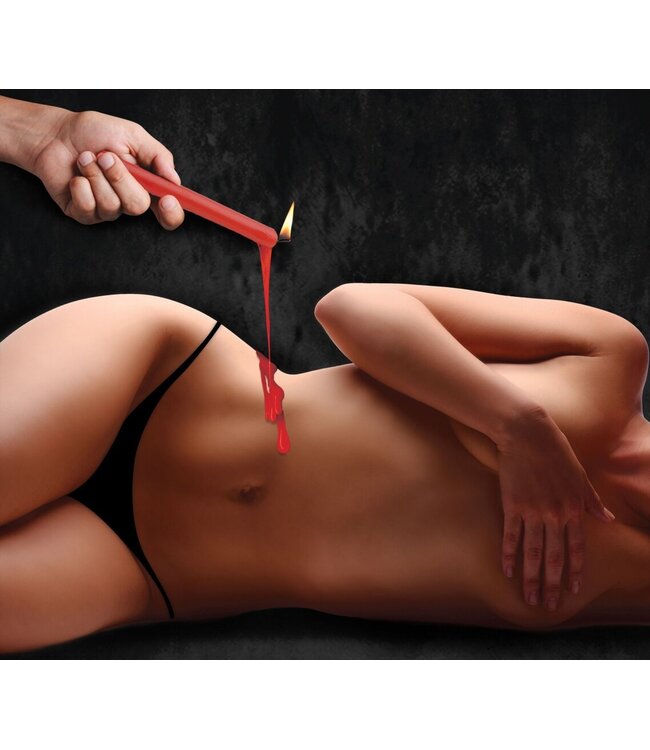 XR Brands XR Brands - Fire Sticks Fetish Drip Kaarsen - Rood