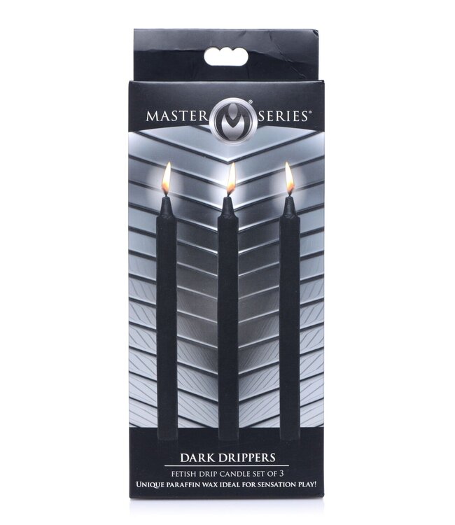 XR Brands XR Brands - Dark Drippers Fetish Drip Kaarsen - Zwart
