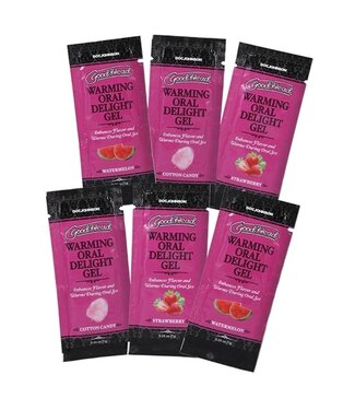 Doc Johnson Doc Johnson - GoodHead Warming Head Oral Delight Gel - 6 stuks - 7 ml