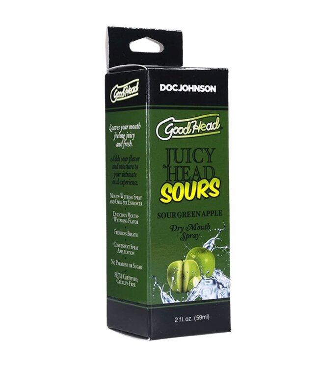 Doc Johnson Doc Johnson - GoodHead Juicy Head Dry Mouth Spray Sour - Appel - 60 ml