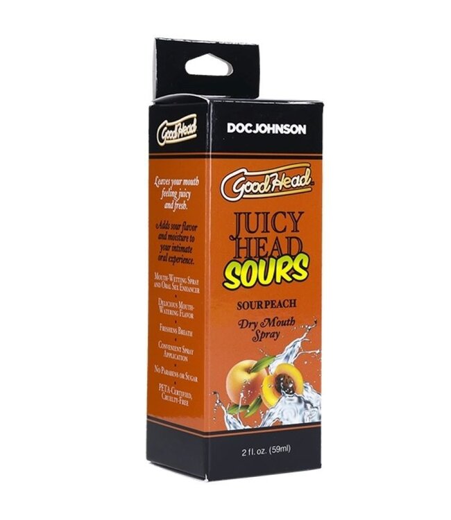Doc Johnson Doc Johnson - GoodHead Juicy Head Dry Mouth Spray - Perzik - 60 ml