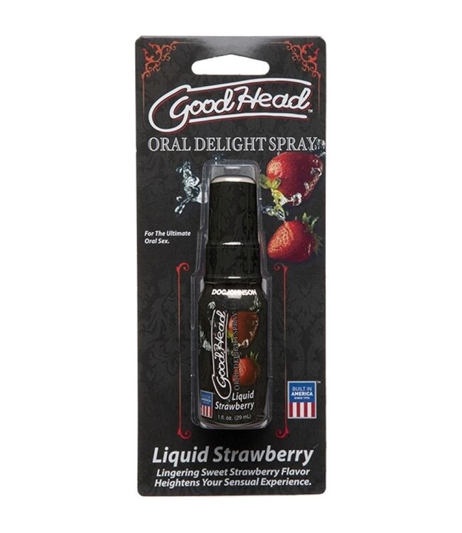 Doc Johnson Doc Johnson - GoodHead Oral Delight Spray - Aardbei - 29 ml