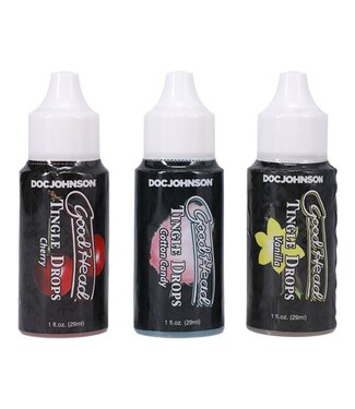 Doc Johnson Doc Johnson - GoodHead Tingle Drops 3 smaken - 29 ml