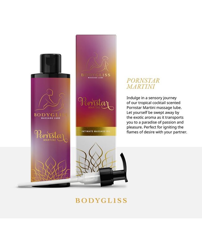 BodyGliss BodyGliss - Massage Olie En Glijmiddel in 1 Pornstar Martini - 150 ml