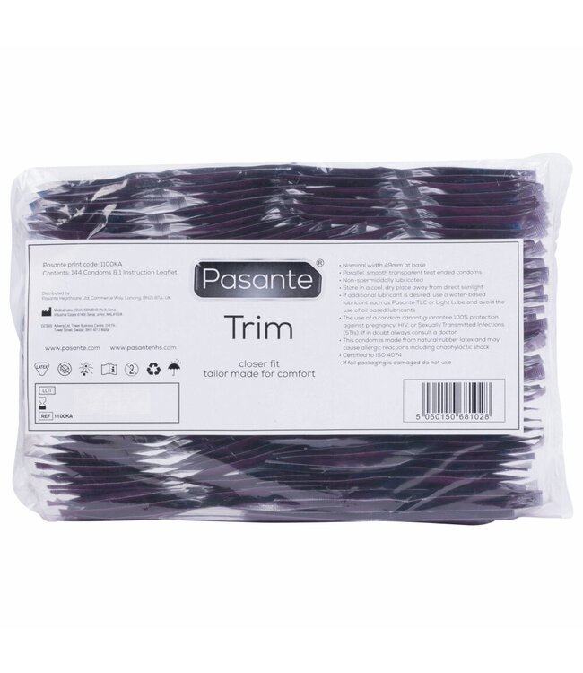 Pasante Pasante Trim Condooms - 144 stuks