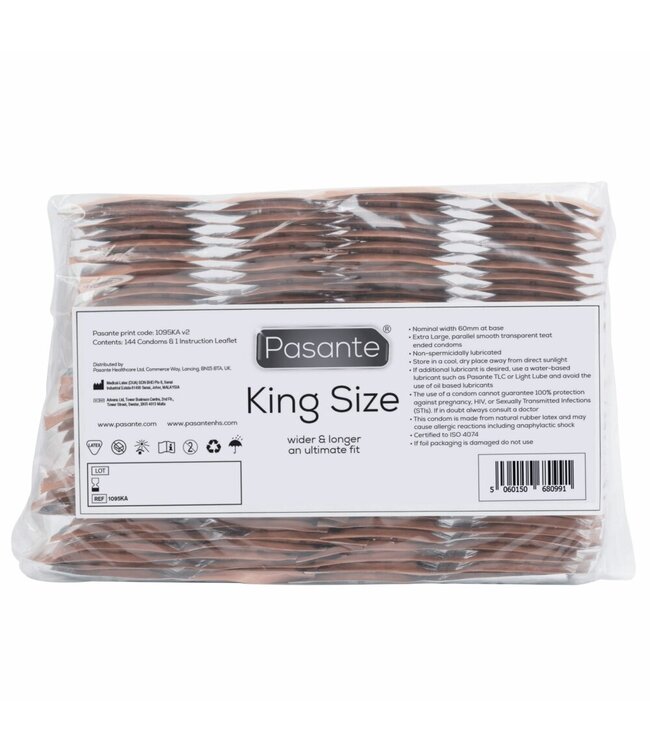 Pasante Pasante King Size Condooms - 144 stuks