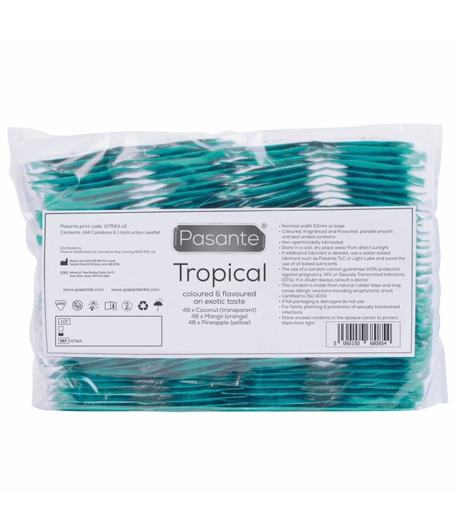 Pasante Pasante Tropical condooms - 144 stuks