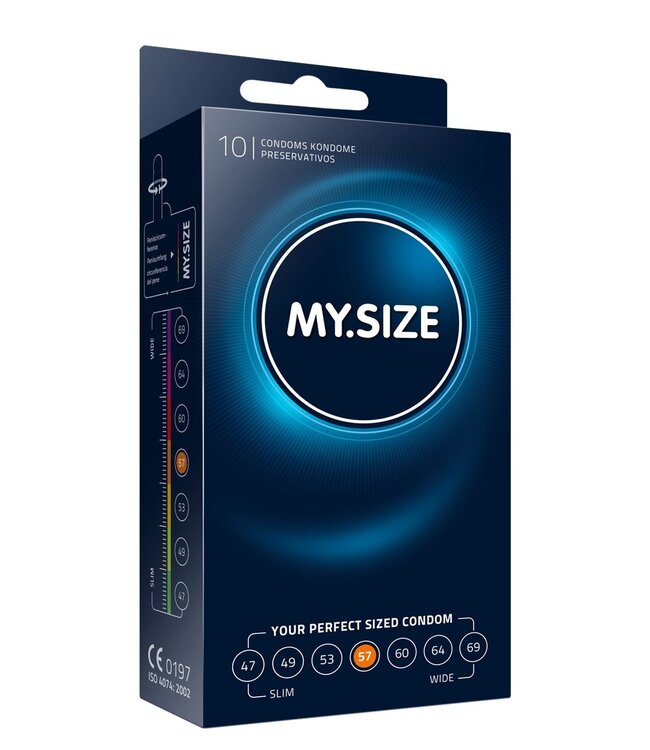 My.Size MY.SIZE Pro 57 mm Condooms - 10 stuks