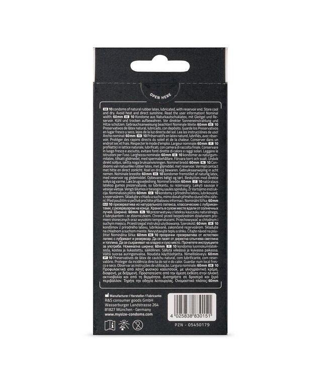 My.Size MY.SIZE Pro 60 mm Condooms - 10 stuks