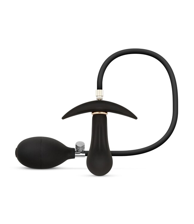 Easytoys Anal Collection Anal Collection - Opblaasbare Buttplug met Pomp 8 cm - Zwart