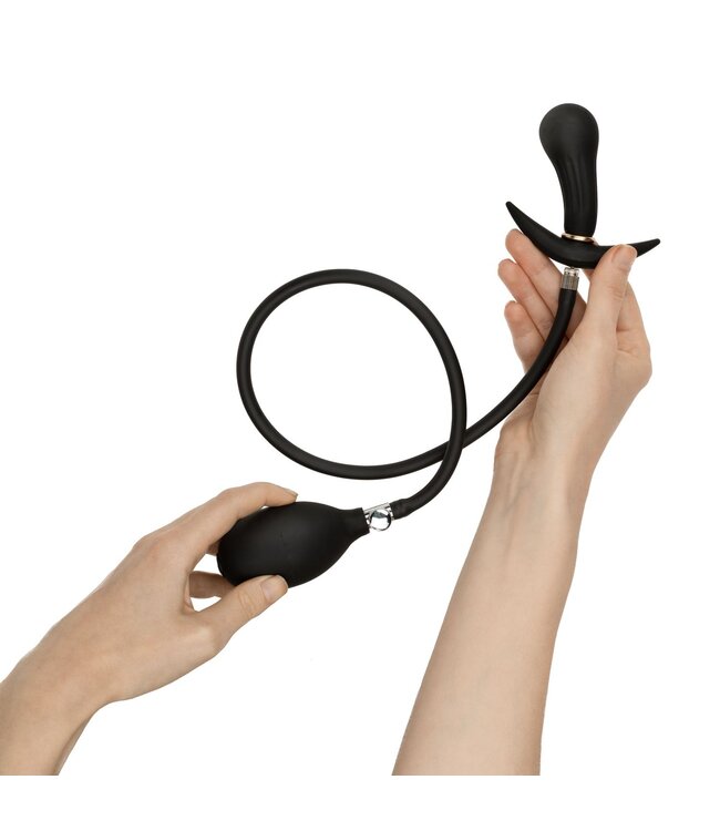 Easytoys Anal Collection Anal Collection - Opblaasbare Buttplug met Pomp 8 cm - Zwart