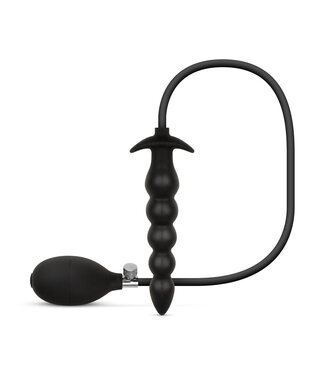 Easytoys Anal Collection Anal Collection - Opblaasbare Dildo met Pomp 20 cm - Zwart