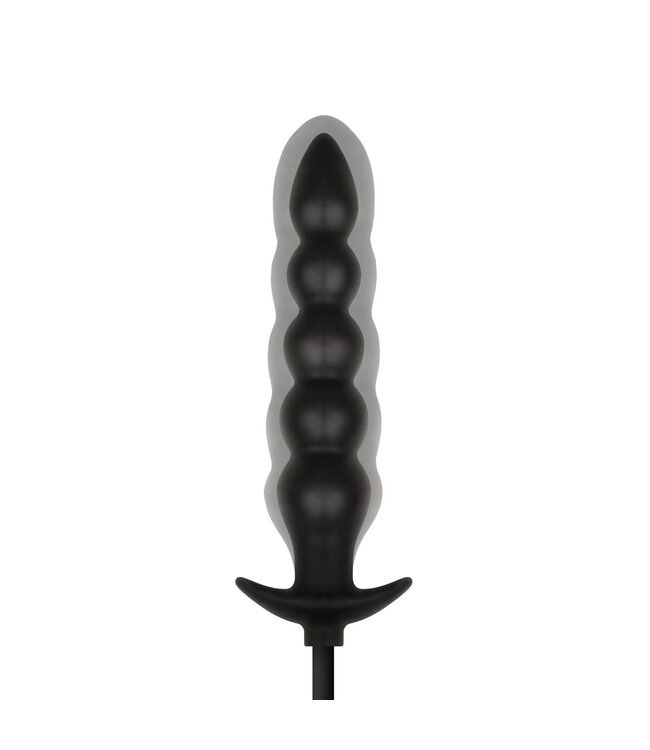 Easytoys Anal Collection Anal Collection - Opblaasbare Dildo met Pomp 20 cm - Zwart